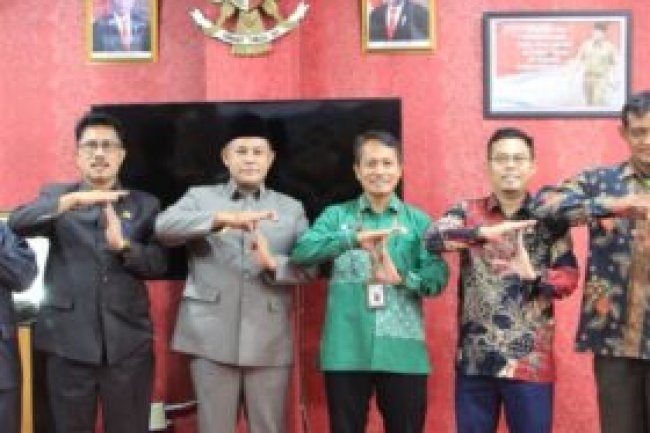 Bupati Nanang Ermanto Terima Audiensi BPS Lampung Selatan