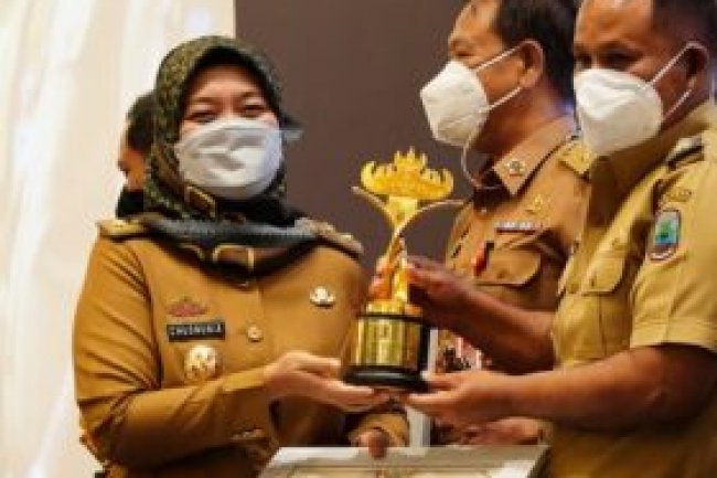 Pemkab Lampung Selatan,Raih Terbaik Ke-III Penghargaan Pembangunan Daerah SABURAI 2022