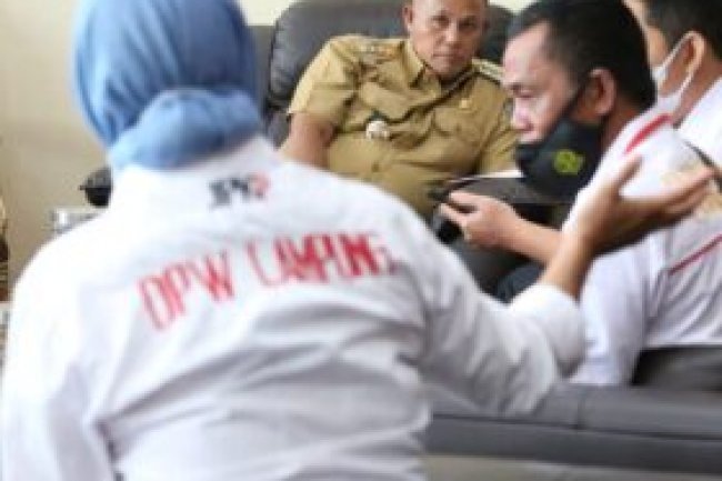 Bupati Nanang Ermanto Terima Audiensi DPW JPKP Provinsi Lampung