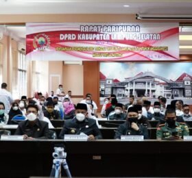DPRD Lampung Selatan Gelar Rapat Paripurna Penyampaian Rekomendasi LKPJ Bupati