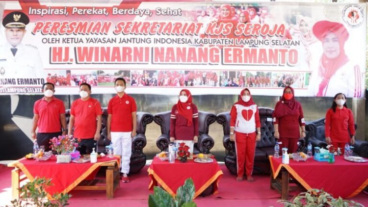 Winarni Resmikan Sekretariat KJS Seroja,  Di Candipuro