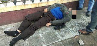 Tabrak Ayla, Pemotor Terkapar