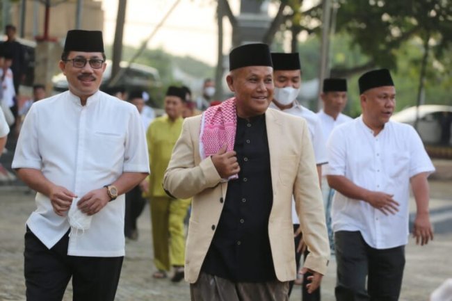 Shalat Idul Adha Bersama, Nanang Pinta Masyarakat Transformasikan Pesan Yang Terkandung Dalam Ibadah Qurban