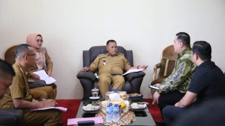 Terima Audiensi Dengan PT. Asuransi Jasindo, Pemkab Lamsel Turut Berikan Perlindungan Kepada Petani Melalui Subsidi Asuransi