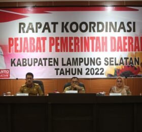 Gelar Rapat Koordinasi Pejabat Pemerintah Kabupaten Lampung Selatan, Bupati Tekankan Dan Utamakan Pelayanan Masyarakat