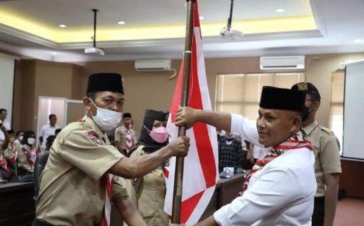 Nanang Ermanto Lepas 20 Orang Kontingen Perwakilan Kwarcab Lamsel Dalam Acara Jambore Nasional XI