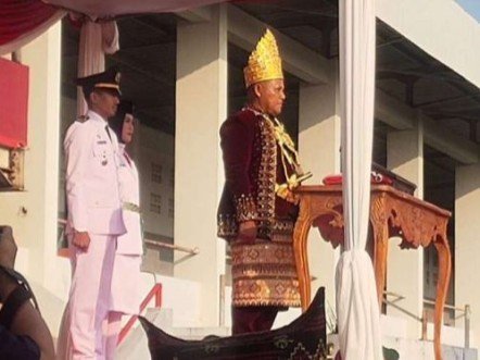 Bupati Lampung Selatan Jadi Inspektur Upacara Peringatan HUT Ke-77 Kemerdekaan RI