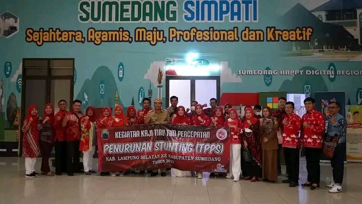 Serius Tangani Stunting, Tim TPPS Lampung Selatan Lakukan Kaji Tiru Ke Kabupaten Sumedang Jawa Barat