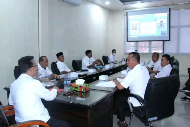 Pemkab Lamsel Hadiri Konferensi Tahunan SDGs Indonesia Tahun 2022 Secara Virtual