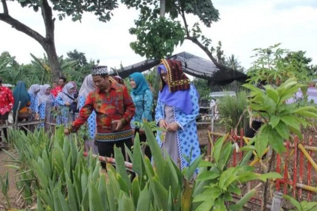 Desa Pasuruan Kecamatan Penengahan Jadi Tujuan Kunjungan Kerja TP PKK Pesisir Barat