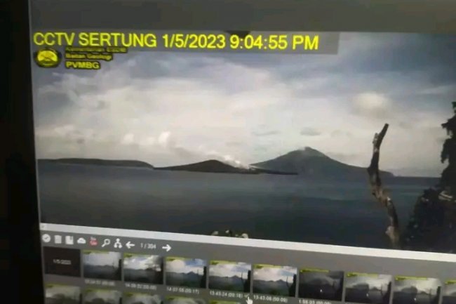 Gunung Anak Krakatau (GAK) Erupsi, Pemkab Lampung Selatan Imbau Masyarakat Tetap Waspada