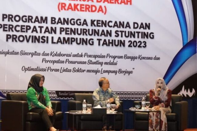 Duta Swasembada Gizi Lampung Selatan Jadi Narasumber Dalam Rapat BKKBN Provinsi Lampung