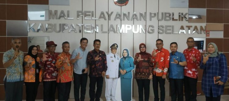 Sambut Baik Kunker Sekdakab PALI, Thamrin Ajak Rombongan Pemkab PALI Tinjau Pelayanan MPP Lamsel