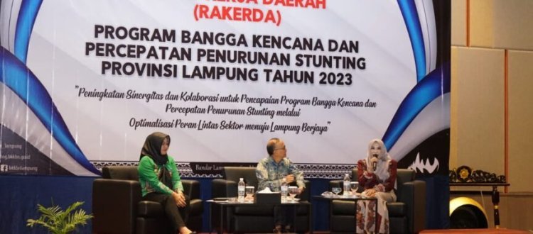 Duta Swasembada Gizi Lampung Selatan Jadi Narasumber Dalam Rapat BKKBN Provinsi Lampung