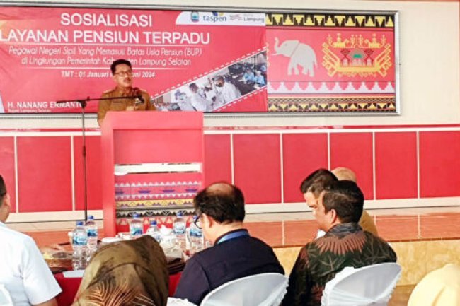 Sekdakab Lampung Selatan: Pensiun Itu Karena Aturan, Bukan Karena Tua