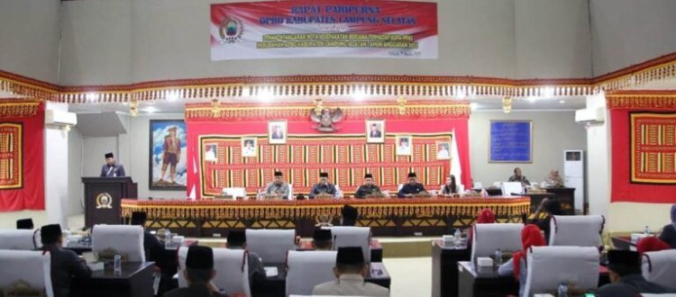 Sepakat, DPRD dan Pemkab Lampung Selatan Teken KUPA-PPAS Perubahan APBD 2023