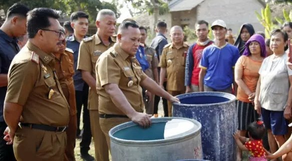 Nanang Ermanto Turun Langsung, Bantu Warga Kesulitan Air Bersih