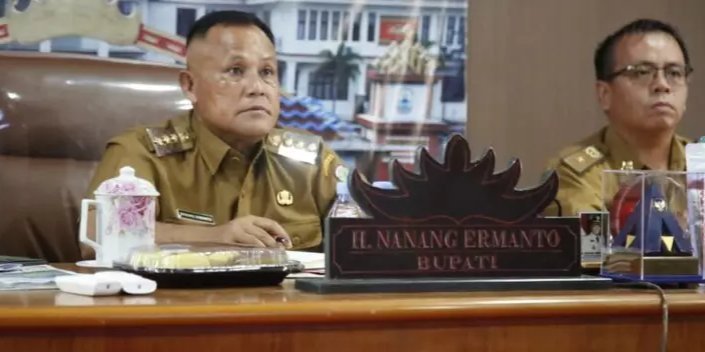 Bupati Lampung Selatan Hadiri Rakor Pengelolaan Sampah Melalui RDF dan BBJB Secara Virtual  