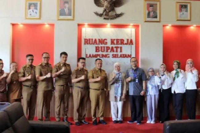 Bupati Lampung Selatan Audiensi Bersama Kepala Perwakilan BPKP Provinsi Lampung
