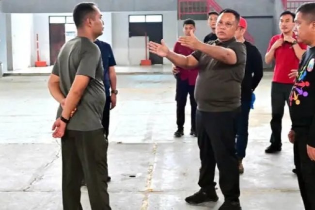 Jelang Kapolri Cup 2024, Kawasan GWH Lampung Selatan Dibersihkan