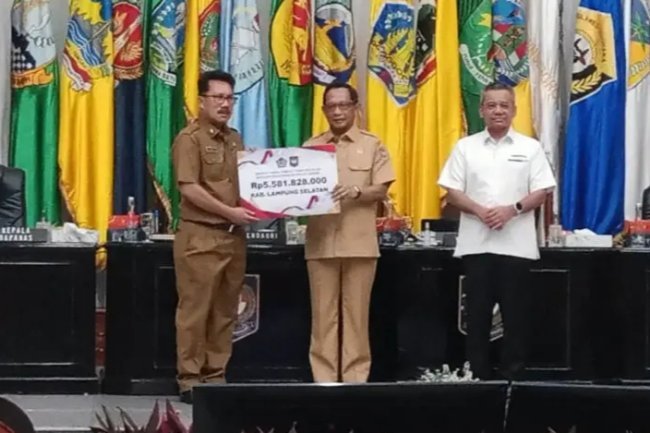 Pemkab Lampung Selatan Terima Insentif Fiskal Rp5,5 Miliar Dari Kemenkeu RI