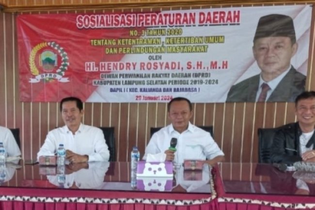 Jelang Pemilu 2024, Ketua DPRD Lamsel Minta Masyarakat Jaga Ketentraman