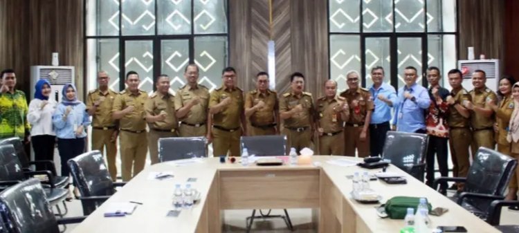 Kunker ke Lampung Selatan, BPKAD Lampung Utara Kaji Tiru Aplikasi SIDODI-CAIR