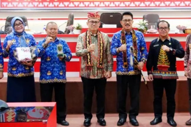 Kunker, Pemkab Barito Timur Sambangi Kabupaten Lampung Selatan