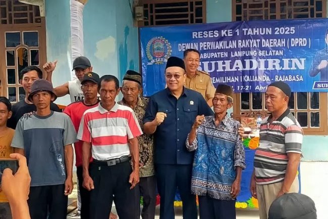 Anggota DPRD Lampung Selatan Suhadirin Gelar Reses di Desa Sukatani
