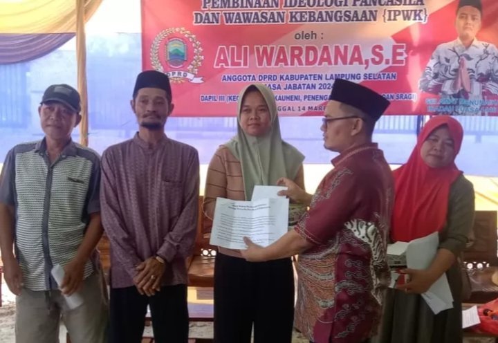 Anggota DPRD Lampung Selatan Ali Wardana Gelar IPWK di Desa Klaten: Sila Persatuan Indonesia, Bersatu Untuk Kemajuan Bersama