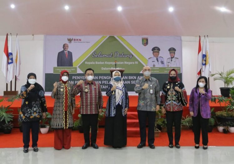 Pemprov Lampung Raih Penghargaan Kinerja Pemerintah Provinsi Tipe A dari Badan Kepegawaian Negara