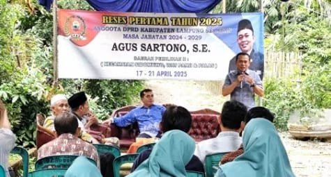 Agus Sartono Reses di Desa Budidaya : Infrastruktur dan Kesehatan jadi Usulan Utama