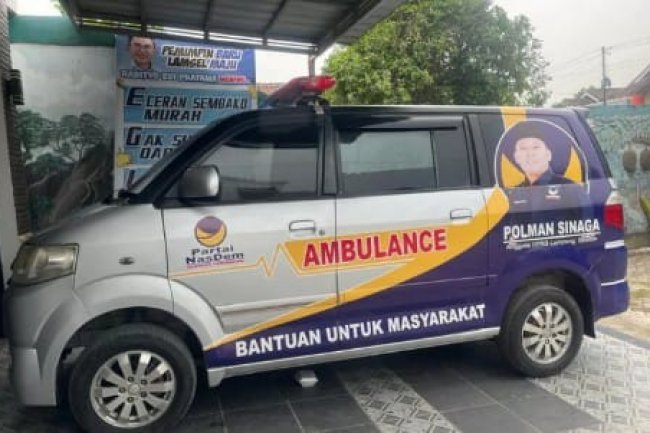 Anggota DPRD Lampung Selatan Polman Sinaga Siapkan Ambulance Untuk Masyarakat Secara Gratis