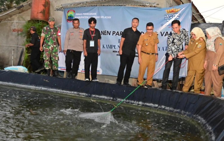 Bupati Egi Resmikan Kampung Vaname Rakyat di Desa Bandar Agung