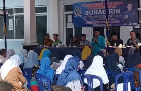 Anggota DPRD Lampung Selatan Suhadirin Gelar IPWK di Kelurahan Way Urang Kalianda