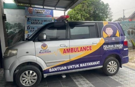 Anggota DPRD Lampung Selatan Polman Sinaga Siapkan Ambulance Untuk Masyarakat Secara Gratis
