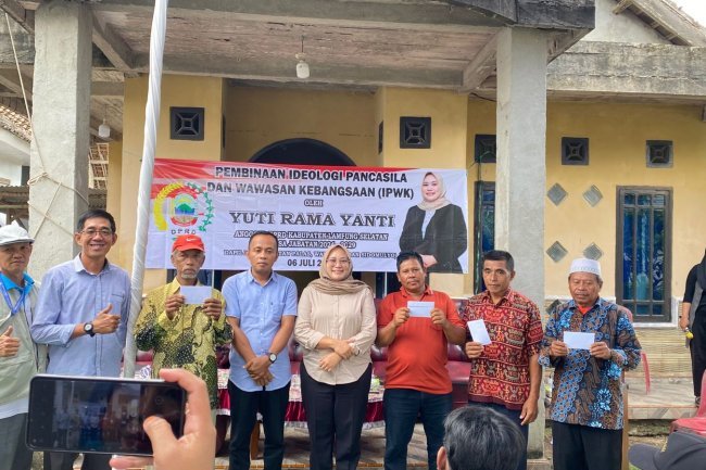 Ketua Komisi III DPRD , Yuti Rama Yanti, Gelar kegiatan Sosialisasi Ideologi Pancasila dan Wawasan Kebangsaan