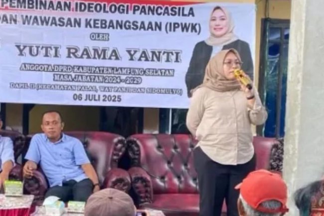 Serap Aspirasi dan Gelar IPWK, Ketua Komisi III DPRD Lampung Selatan Yuti Rama Yanti Hadir Ditengah Masyarakat