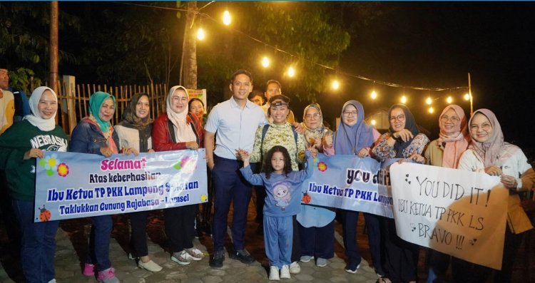 Zita Anjani Eksplorasi Gunung Raja Basa untuk Wisata Daerah