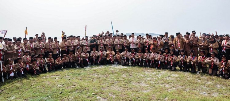 Wabup Syaiful Buka Jambore Penggalang Kecamatan Ketapang