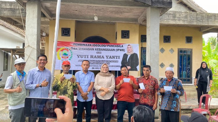 Ketua Komisi III DPRD , Yuti Rama Yanti, Gelar kegiatan Sosialisasi Ideologi Pancasila dan Wawasan Kebangsaan