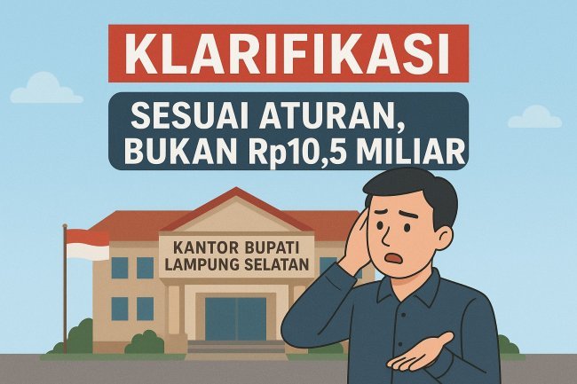 Pemkab Lampung Selatan Klarifikasi Soal Anggaran BPO Bupati Rp10, 5 Miliar