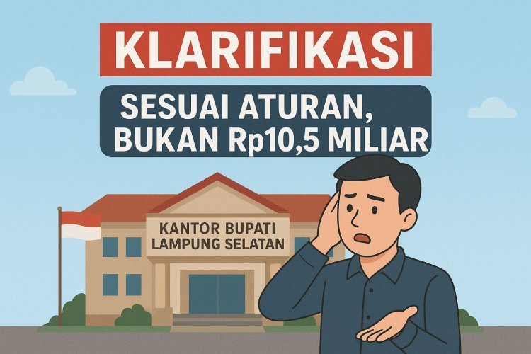 Pemkab Lampung Selatan Klarifikasi Soal Anggaran BPO Bupati Rp10, 5 Miliar