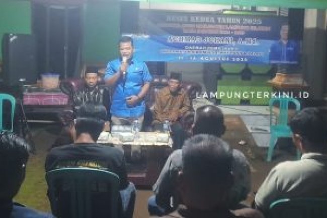 Reses Kedua di Tahun 2025 Anggota DPRD Lampung Selatan Achmad Johani Serap Aspirasi di Desa Siring Jaha