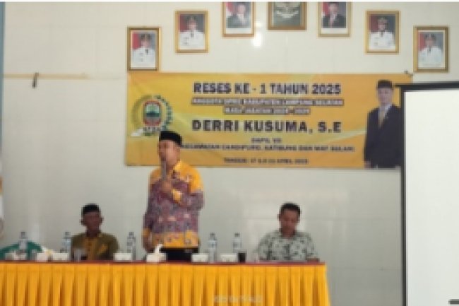Anggota DPRD Lamsel Derri Ajak Warga Tingkatkan Wawasan Kebangsaan