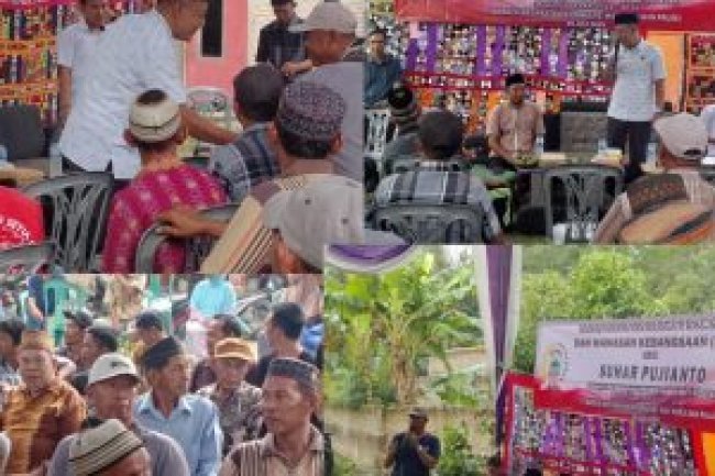 Komisi II DPRD Lamsel Sapa Warga Lubuk Jukung, Suhar Pujianto : Berikan Pembinaan IPWK