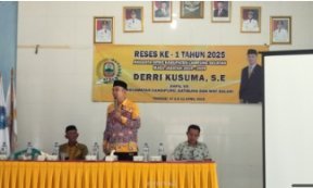 Anggota DPRD Lamsel Derri Ajak Warga Tingkatkan Wawasan Kebangsaan