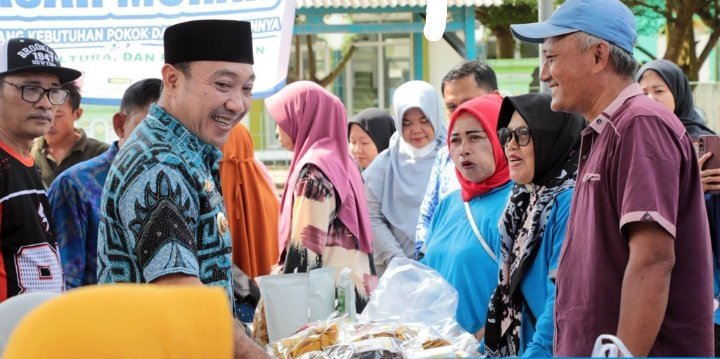 Pemkab Lampung Selatan Gelar Operasi Pasar Murah di Sidomulyo