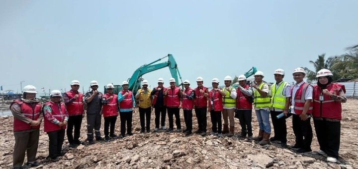 Kemenko Pangan Tinjau Progres Kampung Nelayan Merah Putih di Lampung Selatan