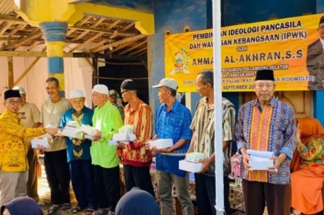Gelar IPWK di Desa Sukaraja, Anggota DPRD Lampung Selatan Ahmad Al-Akhran: Petingnya Bangun Komunikasi dengan Masyarakat